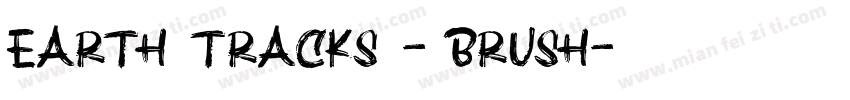 Earth Tracks - Brush字体转换